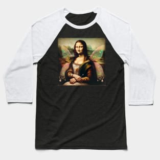 Mona Lisa Tooth Fairy Magic Tee - National Tooth Fairy Day Exclusive Baseball T-Shirt